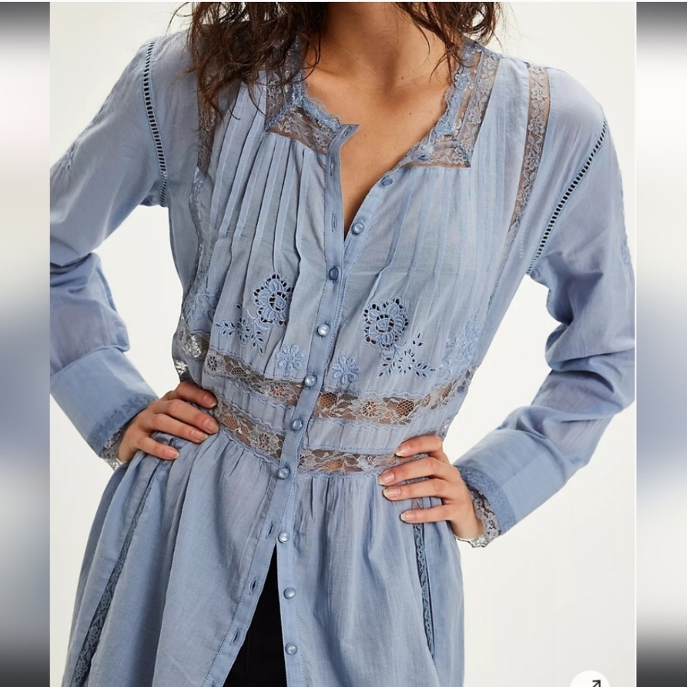 Free People Keepsake Maxi Top XS - Picture 2 of 5